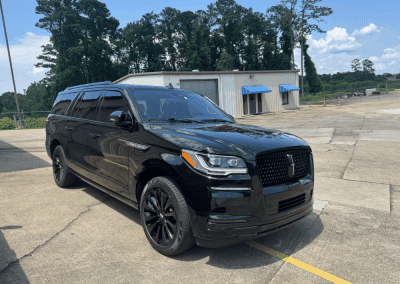 Jeep with fender wrap